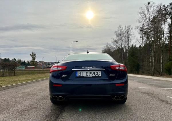 Maserati Ghibli cena 160000 przebieg: 60000, rok produkcji 2017 z Białystok małe 37